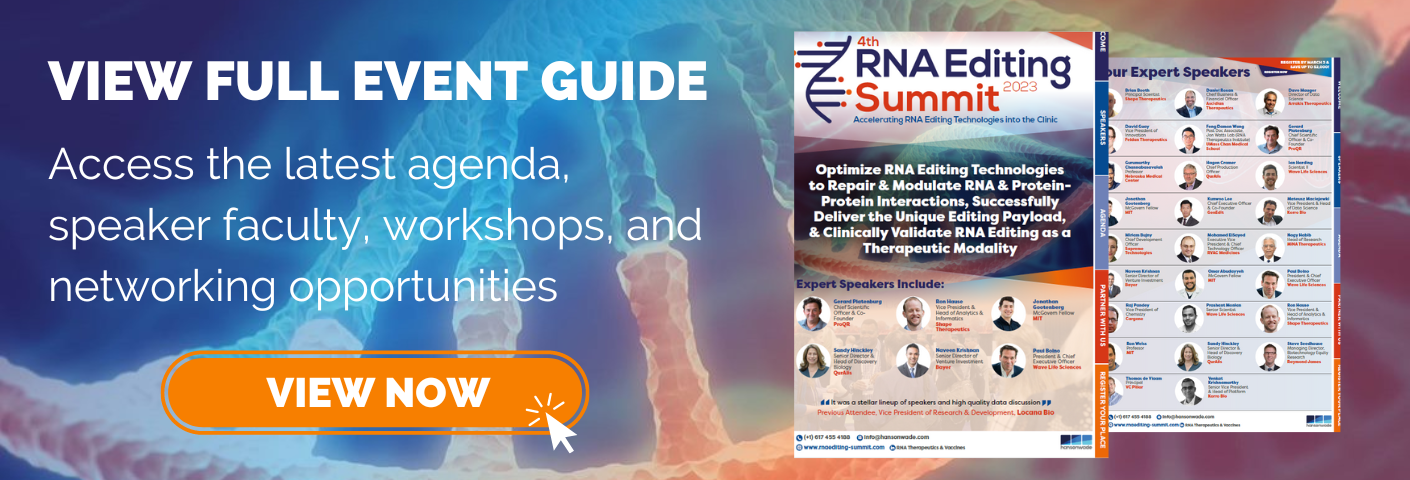 Image of the 4th RNA Editing Summit brochure to download